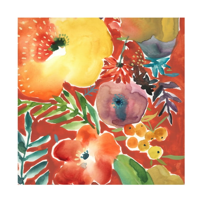 Chariklia Zarris 'Abundant Florals III' Canvas Art