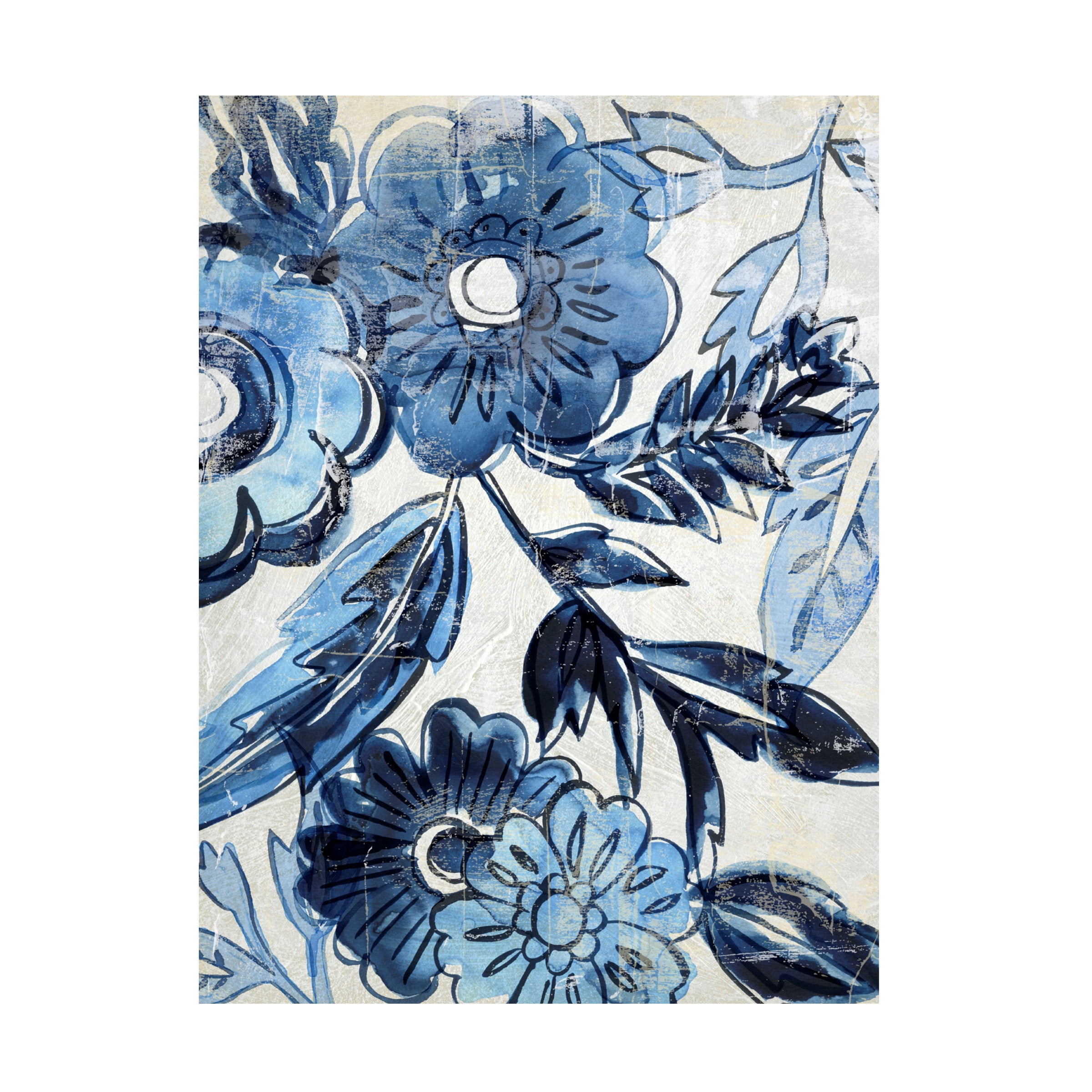 Chariklia Zarris 'Indigo Porcelain I' Canvas Art