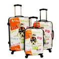 thumbnail image 1 of Chariot 3 Piece Hardside Lightweight Upright Spinner Luggage Set, Fly Dog, One Size, 1 of 5