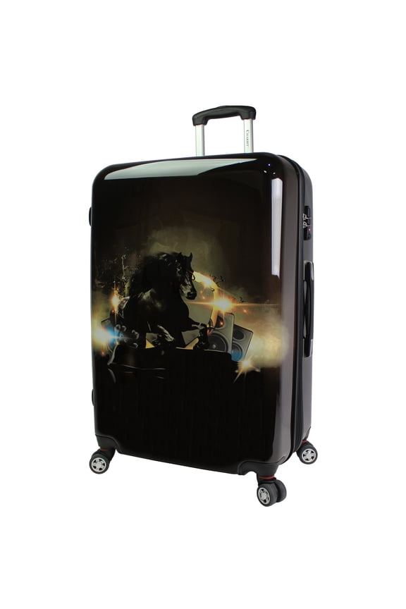 Chariot Horse Lovers 28-inch Hardside Spinner Luggage - Stallion Horse