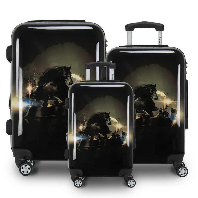 Chariot Stallion 3-Piece Hardside Expandable Spinner Luggage Set -  Walmart.com