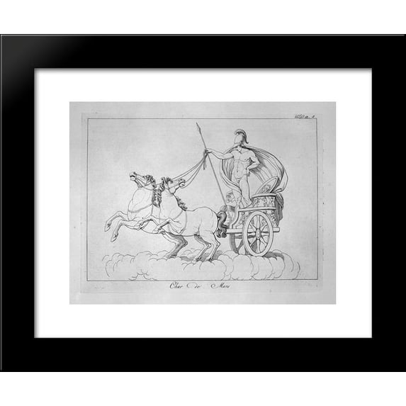 Chariot of Mars 20x24 Framed Art Print by Piranesi, Giovanni Battista
