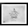 thumbnail image 1 of Chariot of Saturn 36x28 Large Black Wood Framed Print Art by Giovanni Battista Piranesi, 1 of 2