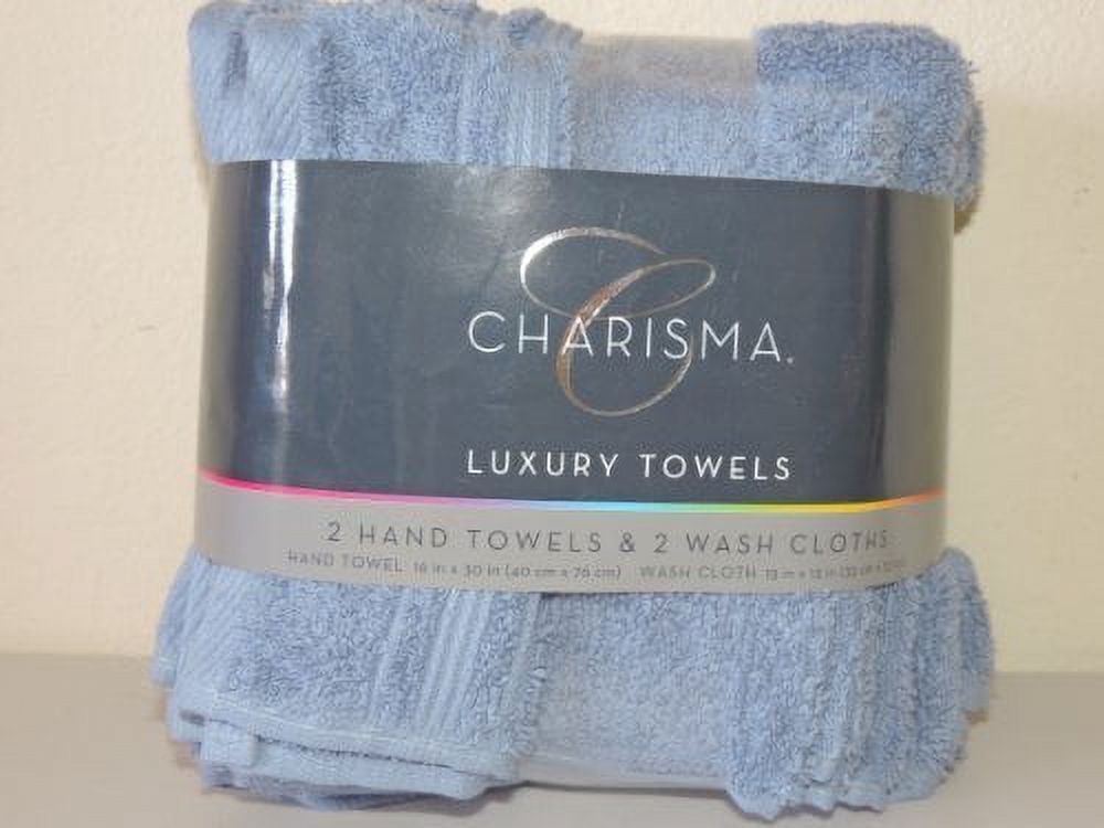 Charisma American Heritage 4-Pack Hand Towels Navy