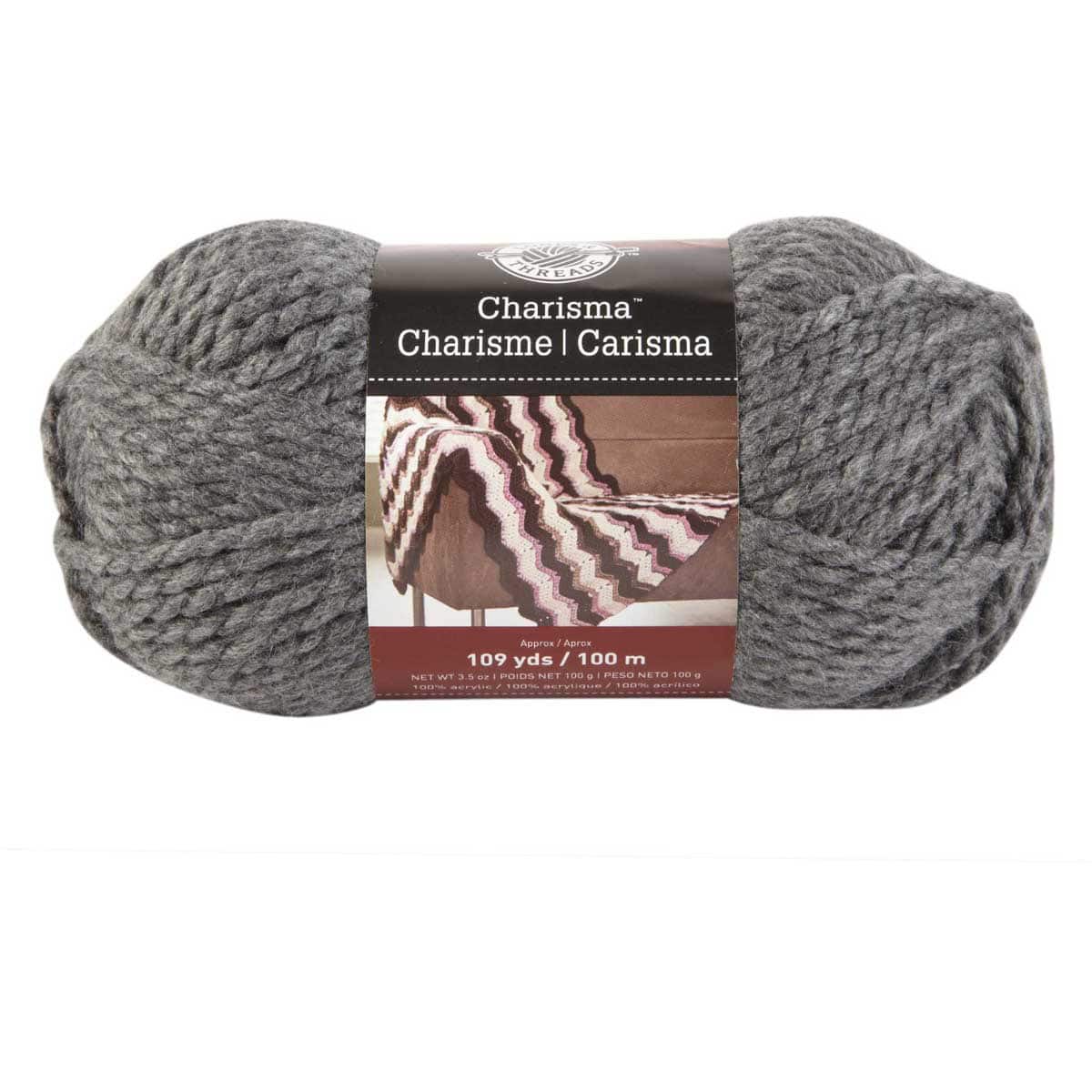 Charisma Yarn by Loops & Threads Multicolor Yarn for Knitting, Crochet, Weaving, Arts & Crafts