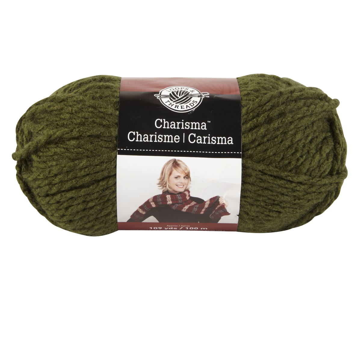 Charisma Yarn by Loops & Threads Multicolor Yarn for Knitting, Crochet, Weaving, Arts & Crafts