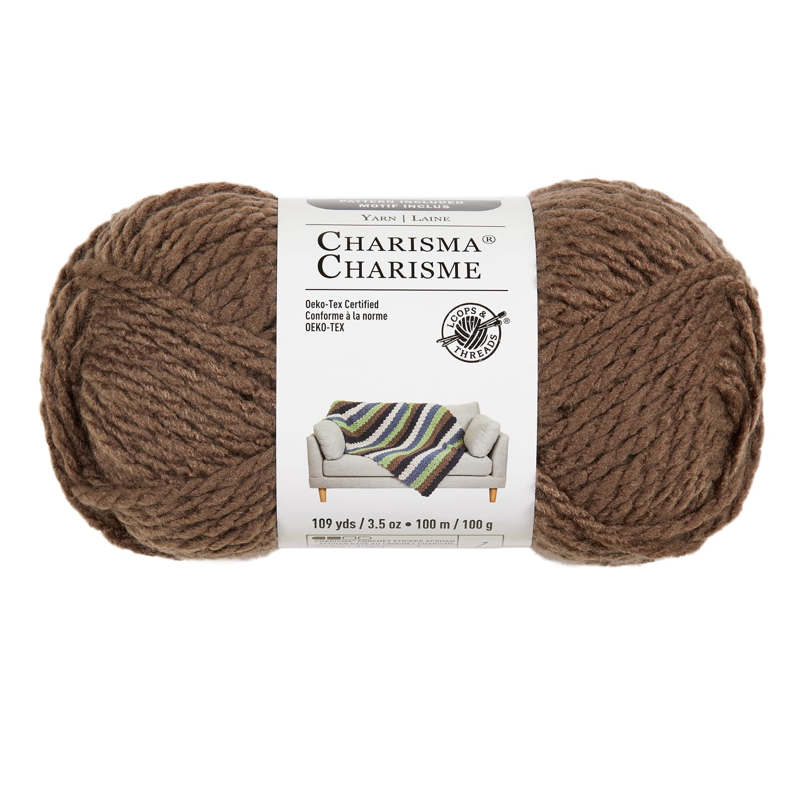 Charisma Yarn by Loops & Threads - Multicolor Yarn for Knitting, Crochet,  Weaving, Arts & Crafts - Strawberry, Bulk 15 Pack