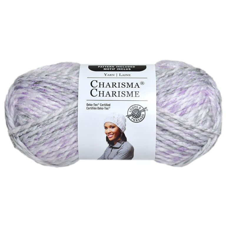 Charisma Yarn by Loops & Threads - Multicolor Yarn for Knitting, Crochet,  Weaving, Arts & Crafts - Strawberry, Bulk 15 Pack