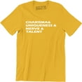 thumbnail image 1 of Charisma and Uniqueness and Nerve Talent for Men T-Shirt, 1 of 4