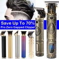 thumbnail image 1 of Charites Professional Cordless T-Outliner Hair Trimmer 0mm Cutter Head Hair Clipper T-Blade Hair Clippers for Men Zero Gapped Detail Beard Shaver Barbershop Black2, 1 of 11