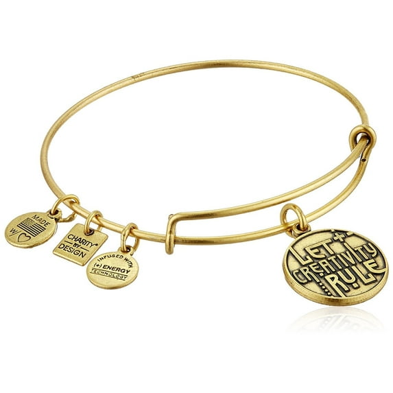Charity Design LET CREATIVITY RULE Bracelet Rafaelian Gold NWTBC