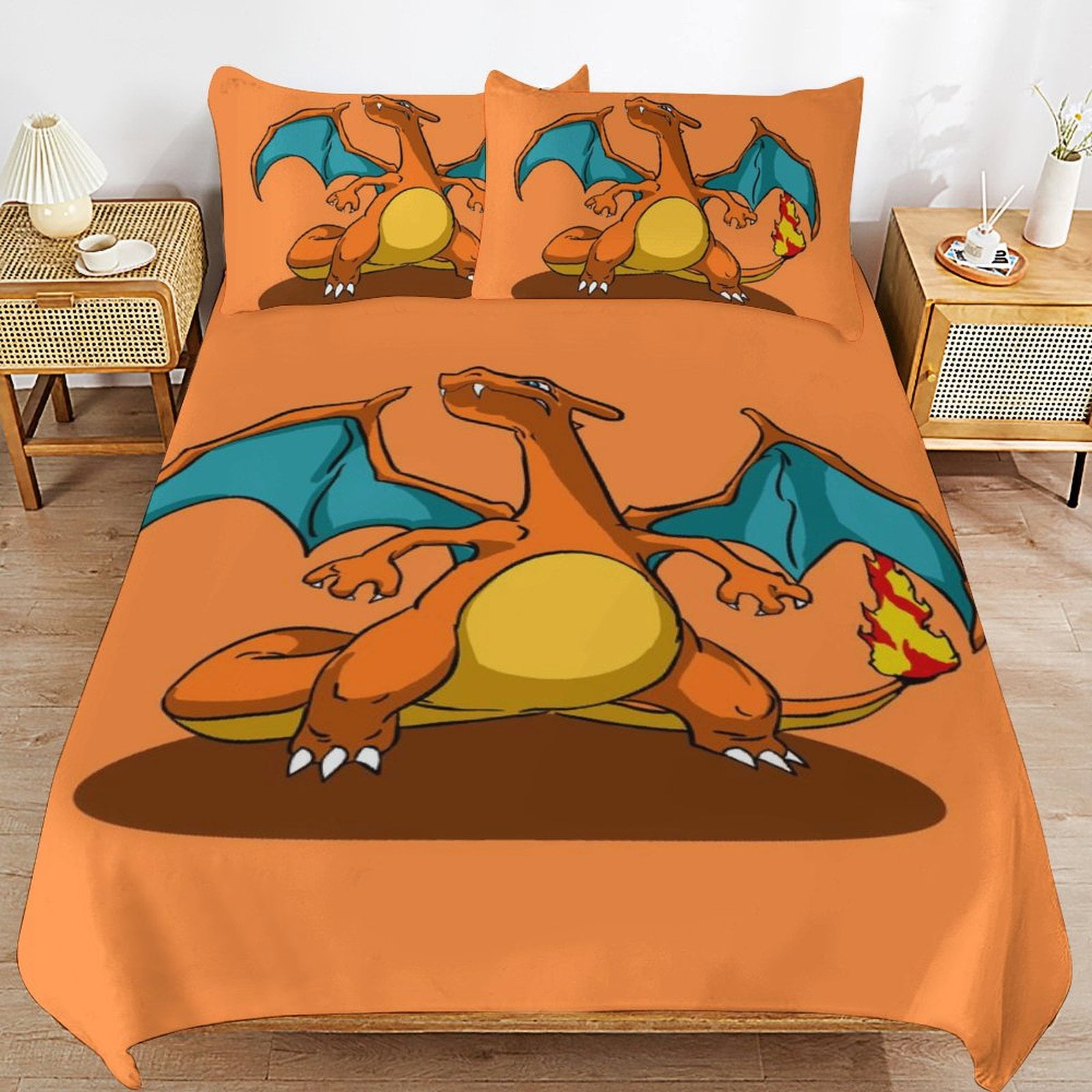 Fire Dragon 3-Piece All Season Bedding Set, Comforter Set with Pillow Shams  for Bedroom & Dorm Decor, Ideal Gifts for Women Men Teens Friends Family -  Walmart.com