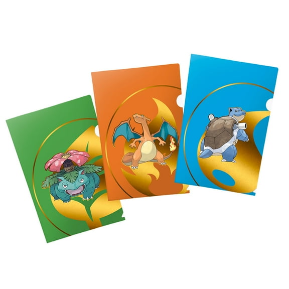 Pokemon Trading Card Game Venusaur, Charizard & Blastoise Tournament Folio 3-Pack