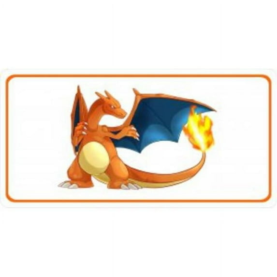 Charizard Pokemon Photo License Plate