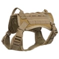 thumbnail image 1 of Charkool Dog Harness, No Pull Dog Harness for Medium Dogs, Heavy Duty Pet Harness with Handle, Adjustable Easy on Pet Harness for Running Walking, Khaki M, 1 of 7
