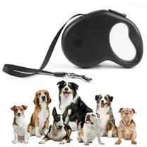 Charkool Retractable Dog Leash with Anti-Slip Handle One-Hand Brake，dog leash for Medium dogs
