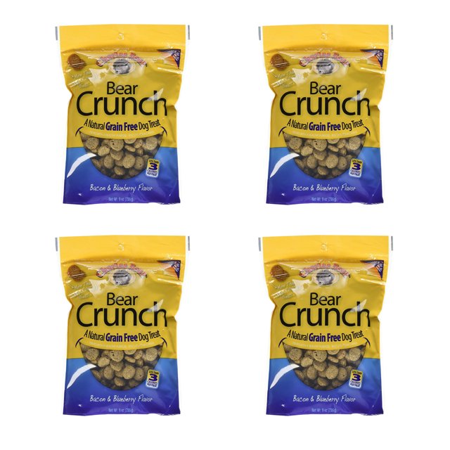 Charlee Bear Bear Crunch Bacon & Blueberry Flavor 4 Pack
