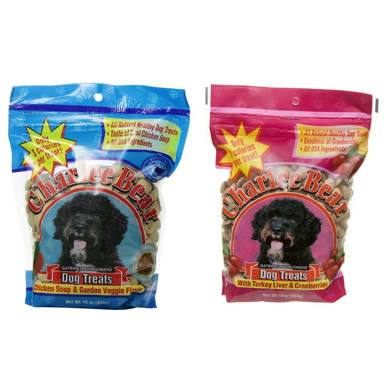 Charlee Bear Dog Treats Variety Pack: (1) Chicken Soup Garden