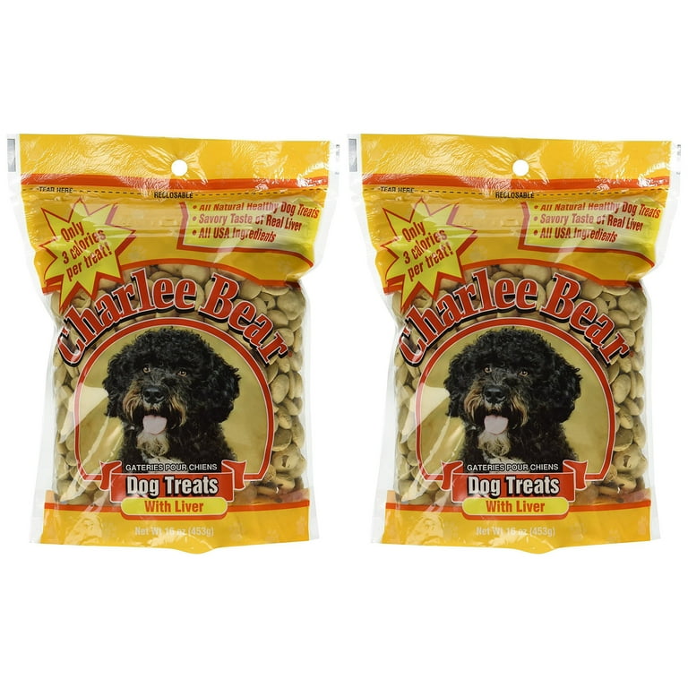Charlee Bear Dog Treats With Liver Pack