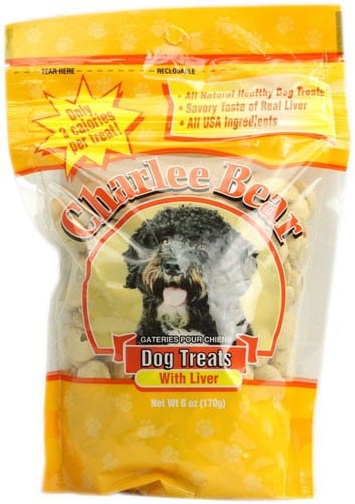 Charlee Bear Liver Dog Treats, 6 Oz