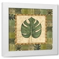 thumbnail image 1 of Charlene Audrey 12x12 White Modern Wood Framed Wall Art Titled - Tropical Leaf IV, 1 of 5