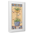 thumbnail image 1 of Charlene Audrey 12x24 White Modern Wood Framed Wall Art Titled - Flower in Greece IV, 1 of 5