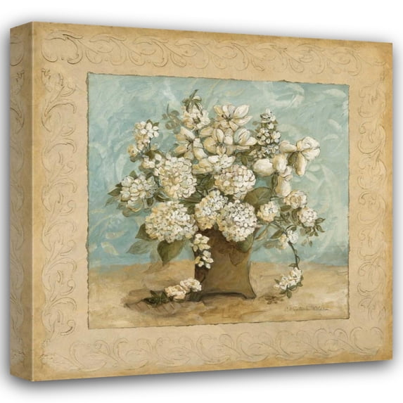 Charlene Olson 28x28 Gallery Wrapped Canvas Wall Art Titled - White in the Sky II