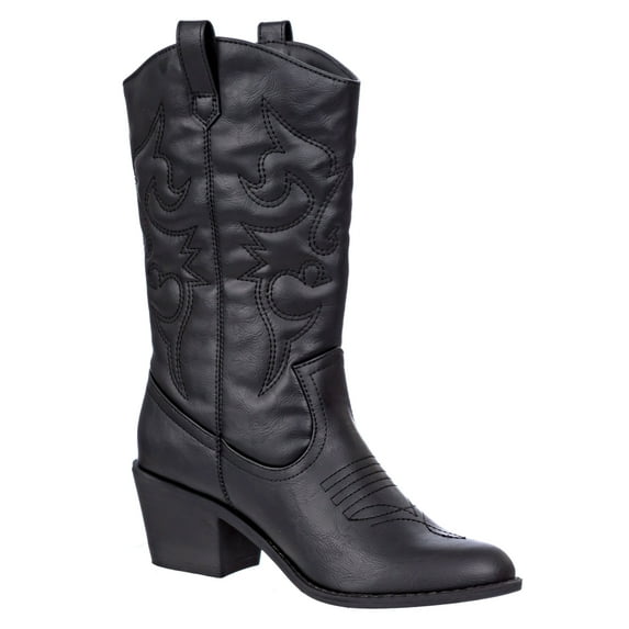 Charles Albert Cowboy Boots for Women Mid-Calf Western Cowgirl Boots