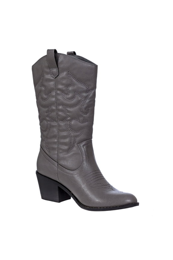 Cowboy Boots for Women Mid-Calf Western Cowgirl Boots