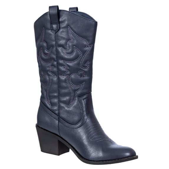 Charles Albert Cowboy Boots for Women Mid-Calf Western Cowgirl Boots
