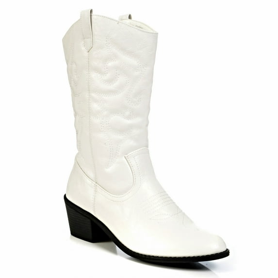 Charles Albert Cowboy Boots for Women Mid-Calf Western Cowgirl Boots