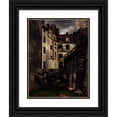 thumbnail image 1 of Charles-Alexis Apoil 15x18 Black Ornate Wood Framed Double Matted Museum Art Print Titled - Former Hotel-Dieu, Court of Saint-Julien-Le-Pauvre (1882), 1 of 5
