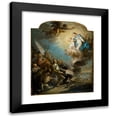 thumbnail image 1 of Charles-André van Loo 15x18 Black Modern Framed Museum Art Print Titled - The Wish of Louis XIII at the Headquarters of La Rochelle (1628) (1737-1747), 1 of 5