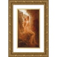 thumbnail image 1 of Charles Auguste Sellier 10x14 Gold Ornate Wood Frame and Double Matted Museum Art Print Titled - Cupid and Psyche, 1 of 4