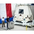 thumbnail image 1 of Charles Bolden and Elon Musk With Dragon Capsule - 24x36 Inch Laminated Aviation Poster - Stunning Detail and Bold Colors, 1 of 4