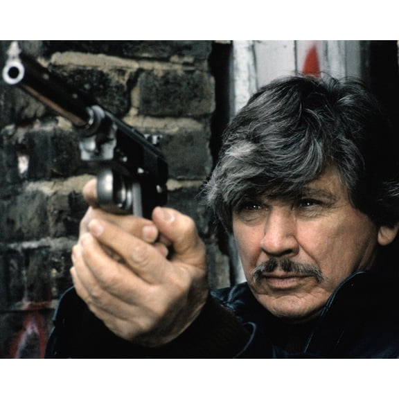 Charles Bronson Death Wish 3 aiming gun 24x36 Movie Poster