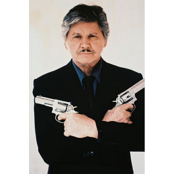 Charles Bronson With 2 Guns Across Chest Cool 24x36 Poster