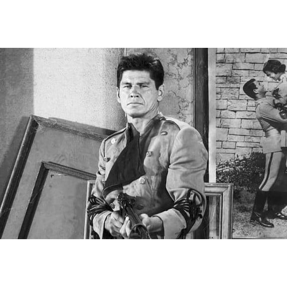 Charles Bronson in The Twilight Zone machine gun from Episode Two Season 3 24x36 Poster