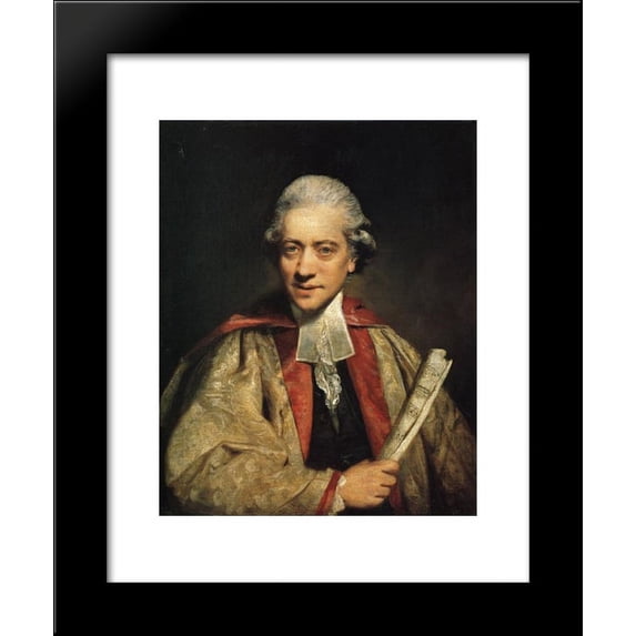 Charles Burney 20x24 Framed Art Print by Reynolds, Joshua