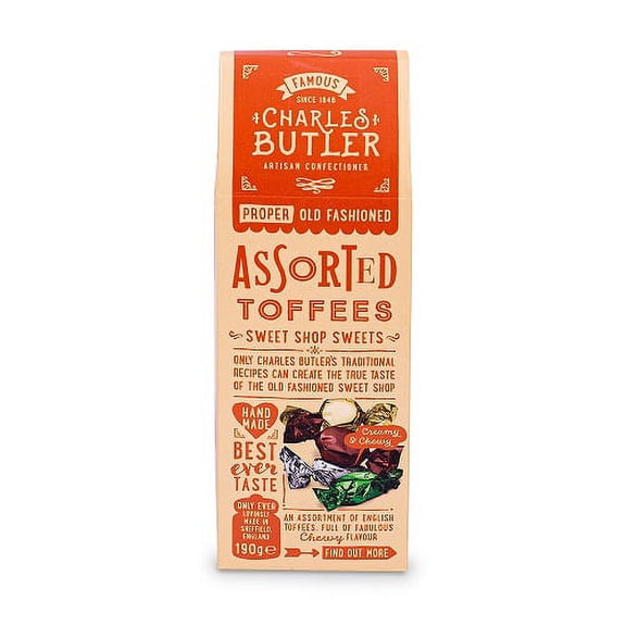 Charles Butler Assorted Toffee 190g (Pack of 3)