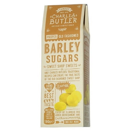 Charles Butler Barley Sugars 190g (Pack of 6)
