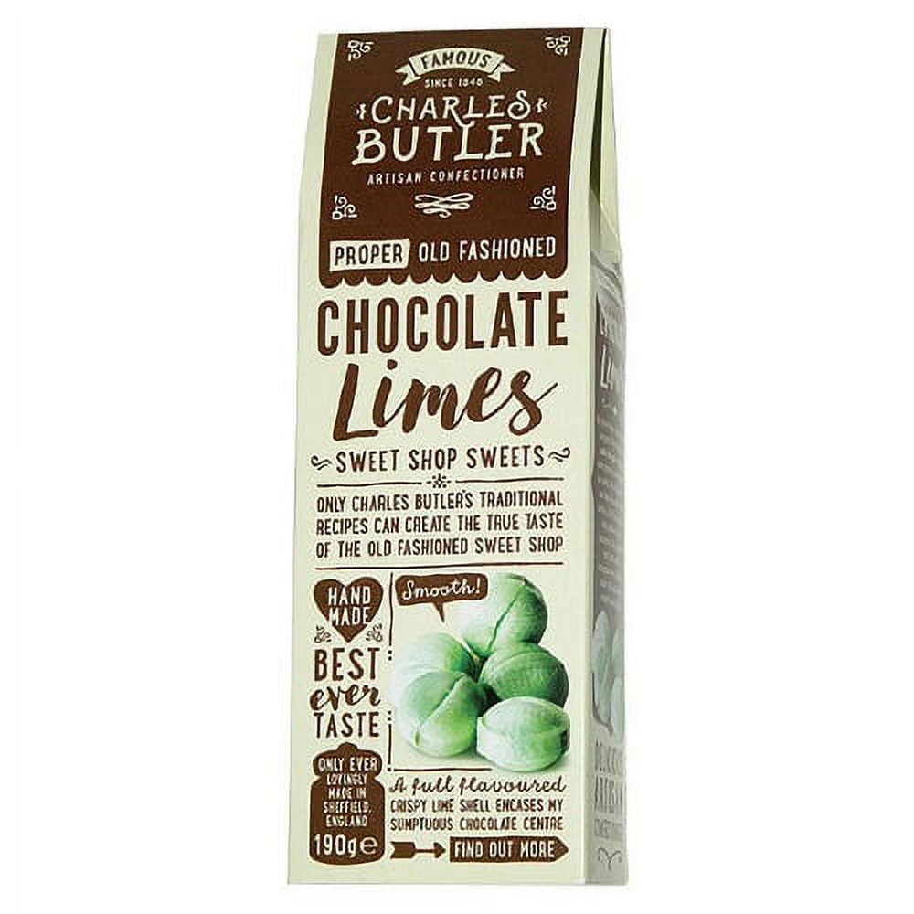 Charles Butler Chocolate Limes 190g (Pack of 6)