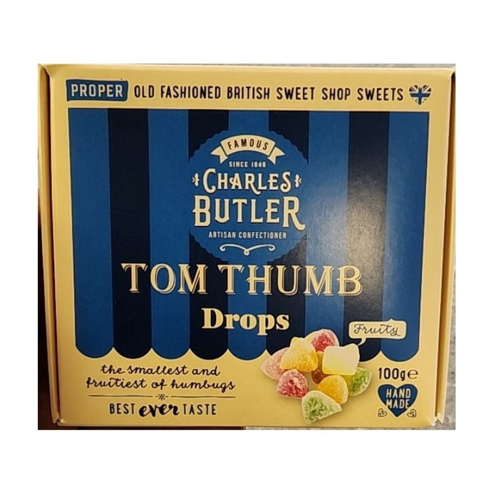 Charles Butler Tom Thumb Drops Sweets 100g (Pack of 1) - Walmart.com