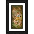 thumbnail image 1 of Charles Chaplin 10x18 Black Ornate Wood Framed Double Matted Museum Art Print Titled - Little Fishermen (1875), 1 of 5