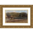 thumbnail image 1 of Charles Conder 24x15 Gold Ornate Framed and Double Matted Museum Art Print Titled - The Yarra, Heidelberg, 1 of 4