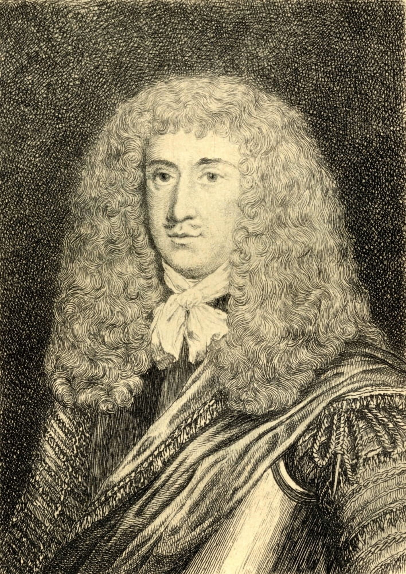 Charles Cotton1630-1687 English Poet From A Portrait By Sir Peter Lely Canvas Art - Ken Welsh Design Pics (12 x 18)