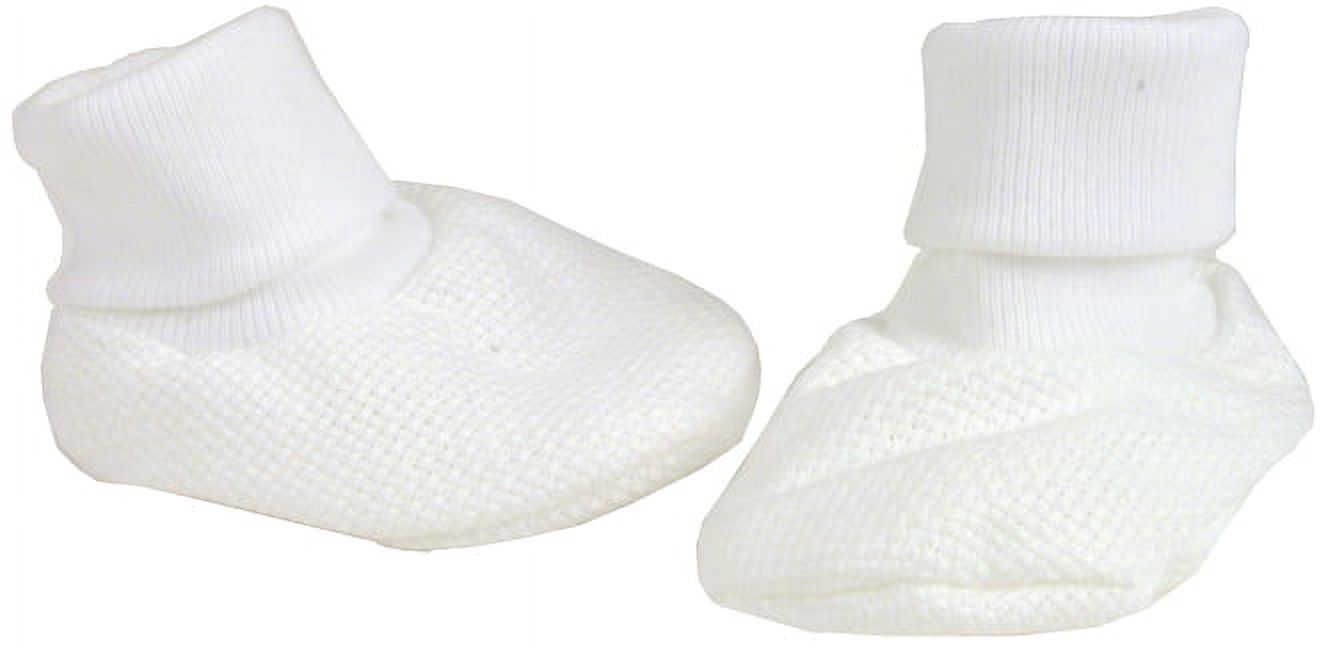 Charles Craft Baby Booties 14 Count-White - image 1 of 2