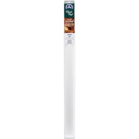 Charles Craft Gold Standard Aida 14 Count 20"X24" Box-White
