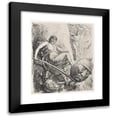 thumbnail image 1 of Charles Dana Gibson 12x14 Black Modern Framed Museum Art Print Titled - In Her Path (1917), 1 of 5