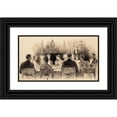 thumbnail image 1 of Charles Dana Gibson 14x10 Black Ornate Wood Framed Double Matted Museum Art Print Titled: Dinner Party, 1 of 5